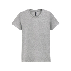 T-shirt femme Softstyle Midweight Gris Gildan