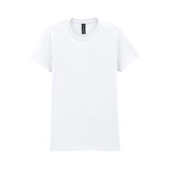 T-shirt femme Softstyle Midweight Gildan – Blanc
