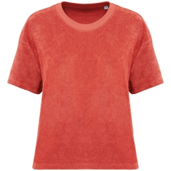T-shirt éponge écoresponsable oversize femme Paprika Native Spirit