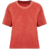 T-shirt éponge écoresponsable oversize femme Paprika Native Spirit