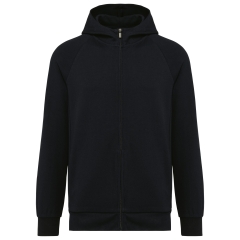 Veste zippée capuche homme Kariban Premium – Noir