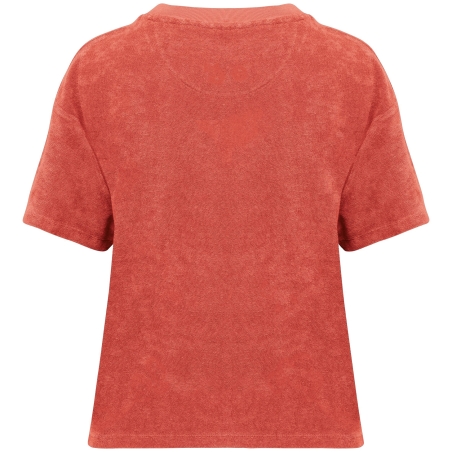 T-shirt éponge écoresponsable oversize femme Paprika Native Spirit – vue 2