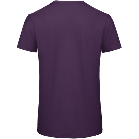 T-shirt Organic Inspire Col Rond Violet B&C – Homme – vue 2