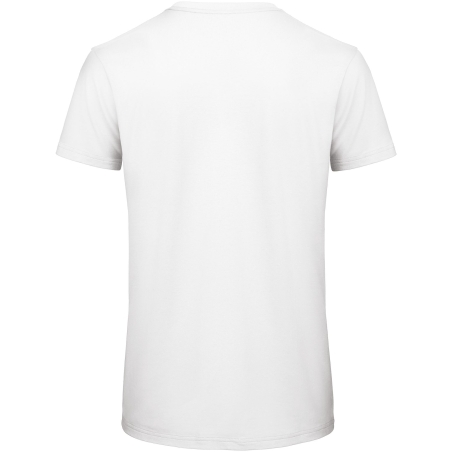 T-shirt Organic Inspire Col Rond Blanc Homme B&C – vue 2