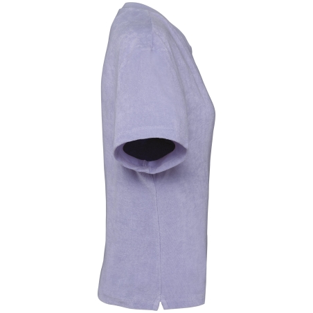 T-shirt éponge oversize écoresponsable femme Violet – Native Spirit – vue 3