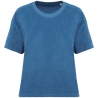 T-shirt éponge oversize femme Riviera Blue – Native Spirit