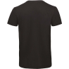 T-shirt bio col V homme Noir – B&C Inspire – vue 2