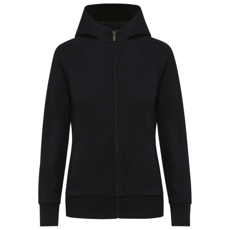 Veste zippée capuche femme Kariban Premium – Noir – vue 2