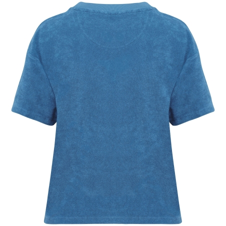 T-shirt éponge oversize femme Riviera Blue – Native Spirit – vue 2