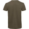 T-shirt bio col V homme B&C Inspire – Vert Khaki – vue 2