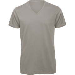 T-shirt bio col V homme Gris Inspire – B&C