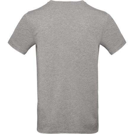 T-shirt bio homme Inspire Plus Gris sport B&C – vue 2