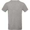 T-shirt bio homme Inspire Plus Gris sport B&C – vue 2