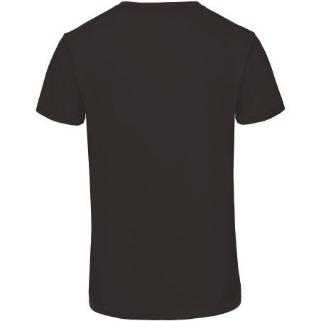 T-shirt Triblend Col Rond Homme Noir B&C – vue 2