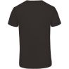 T-shirt Triblend Col Rond Homme Noir B&C – vue 2