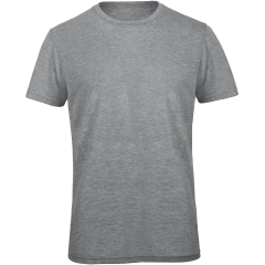 T-shirt Triblend Col Rond Homme Gris Chiné B&C