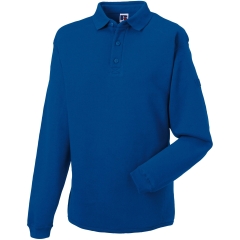 Sweat-shirt col polo Heavy Duty Bleu Roi Russell