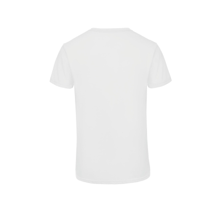T-shirt Triblend Col Rond Homme Blanc B&C – vue 2
