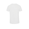 T-shirt Triblend Col Rond Homme Blanc B&C – vue 2