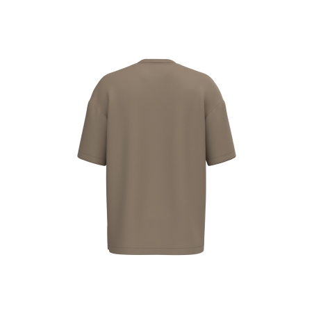 T-shirt oversize écoresponsable beige homme Native Spirit – vue 2