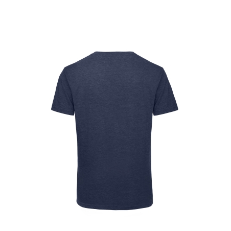 T-shirt Triblend col V Homme Marine B&C – 130 g/m² – vue 2