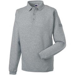 Sweat-shirt Heavy Duty Col Polo Russell Gris (Light Oxford)