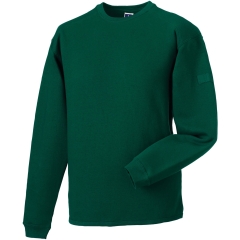 Sweat-shirt Heavy Duty Col Rond Vert Bottle Green Russell
