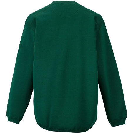 Sweat-shirt Heavy Duty Col Rond Vert Bottle Green Russell – vue 2
