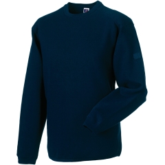 Sweat-shirt Heavy Duty Col Rond Marine Russell 300 g/m²