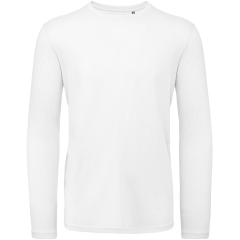 T-shirt bio Inspire manches longues homme Blanc B&C