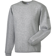 Sweat-shirt Heavy Duty Col Rond Gris Russell 300 g/m²