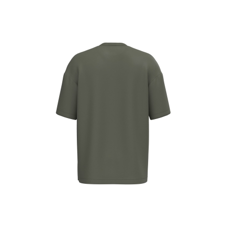 T-shirt oversize écoresponsable vert kaki Native Spirit – vue 2