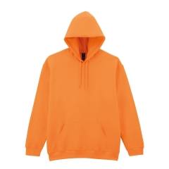 Sweat-shirt à capuche Orange Tangerine Gildan Softstyle