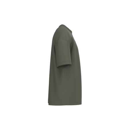 T-shirt oversize écoresponsable vert kaki Native Spirit – vue 3