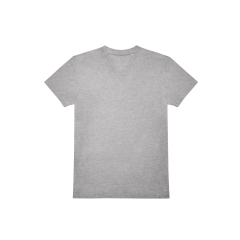 T-shirt col V gris 150 g/m² personnalisable B&C