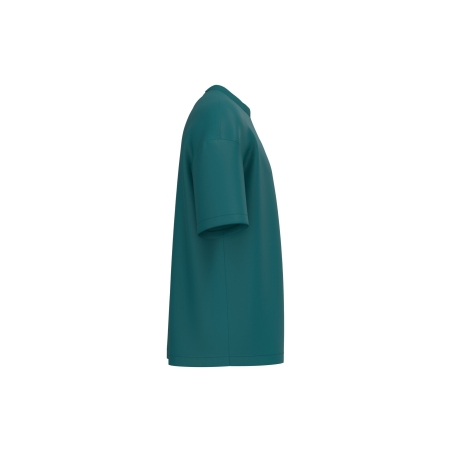 T-shirt oversize écoresponsable vert Peacock Green Native Spirit – vue 3