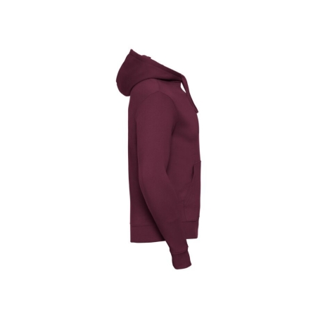 Sweat-shirt capuche Authentic bordeaux homme Russell – vue 3