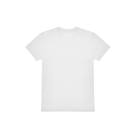 T-shirt col V blanc 150 g/m² B&C – Coton Ring-Spun – vue 2