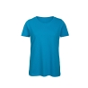 T-shirt Organic Inspire Col Rond Femme Bleu Atoll B&C