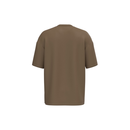 T-shirt oversize écoresponsable Marron (Toffee) Native Spirit – vue 2