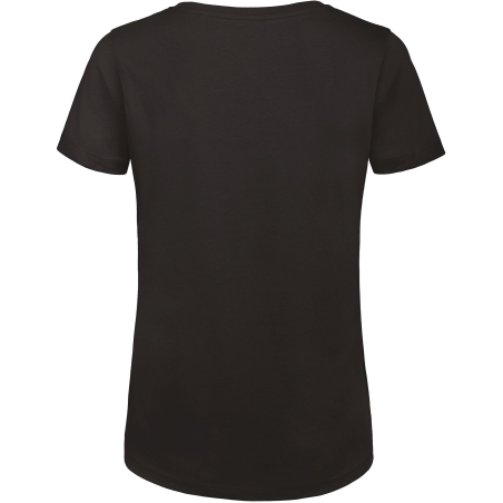T-shirt Organic Inspire Col Rond Femme Noir B&C – vue 2