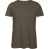 T-shirt Organic Inspire col rond Femme Vert Khaki B&C