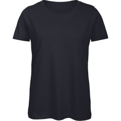 T-shirt Organic Inspire Col Rond Femme Marine B&C
