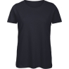 T-shirt Organic Inspire Col Rond Femme Marine B&C