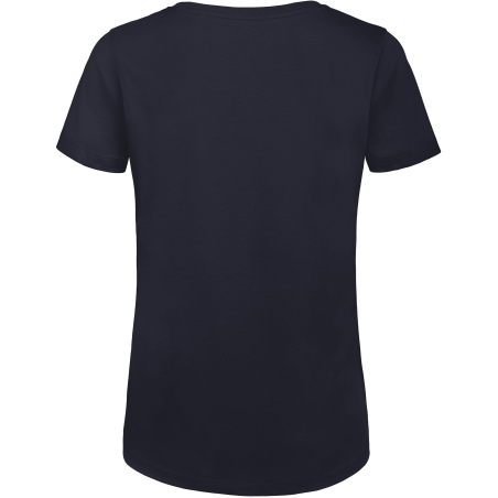 T-shirt Organic Inspire Col Rond Femme Marine B&C – vue 2