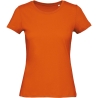 T-shirt Organic Inspire Col Rond Femme Orange B&C