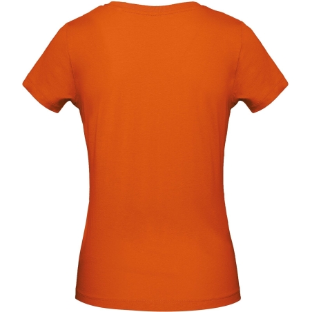 T-shirt Organic Inspire Col Rond Femme Orange B&C – vue 2
