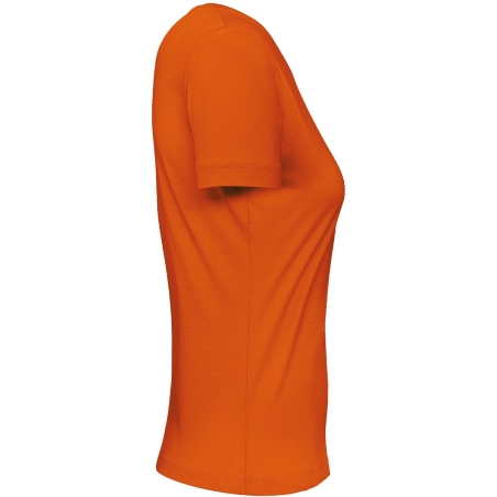 T-shirt Organic Inspire Col Rond Femme Orange B&C – vue 3