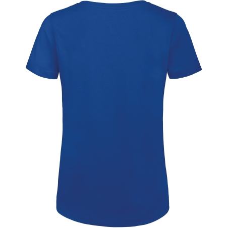 T-shirt Organic Inspire Col Rond Femme Bleu Royal B&C – vue 2