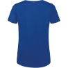 T-shirt Organic Inspire Col Rond Femme Bleu Royal B&C – vue 2
